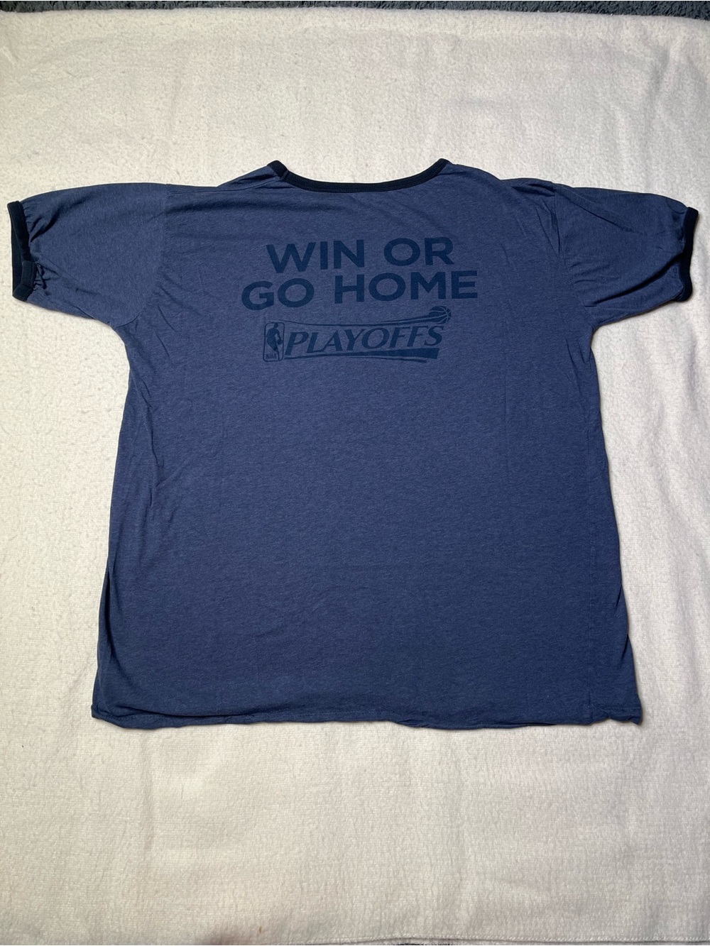 Vintage TNT Sports Win Or Go Home NBA Playoffs T Shirt Mens 2XL Barkley Shaq Y2K